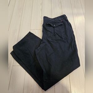 Tommy Hilfiger Women's Navy Chino Pants Size 40/32 XXL 100% cotton plus size